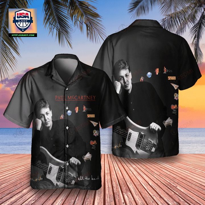 Paul McCartney All the Best! 1987 Album Hawaiian Shirt – Usalast
