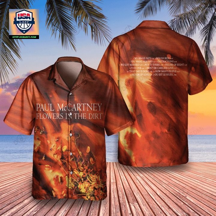 Paul McCartney Flowers In The Dirt 1989 Album Hawaiian Shirt - Cutting dash