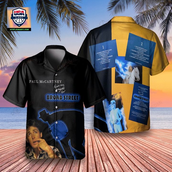 Paul McCartney Give My Regards to Broad Street 1984 Album Hawaiian Shirt – Usalast