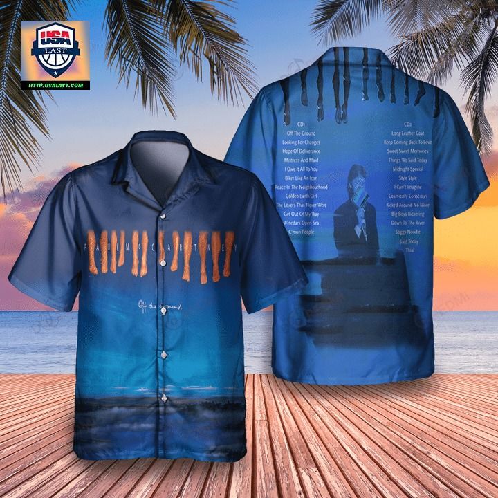 Paul McCartney Off the Ground 1993 Album Hawaiian Shirt - Stand easy bro