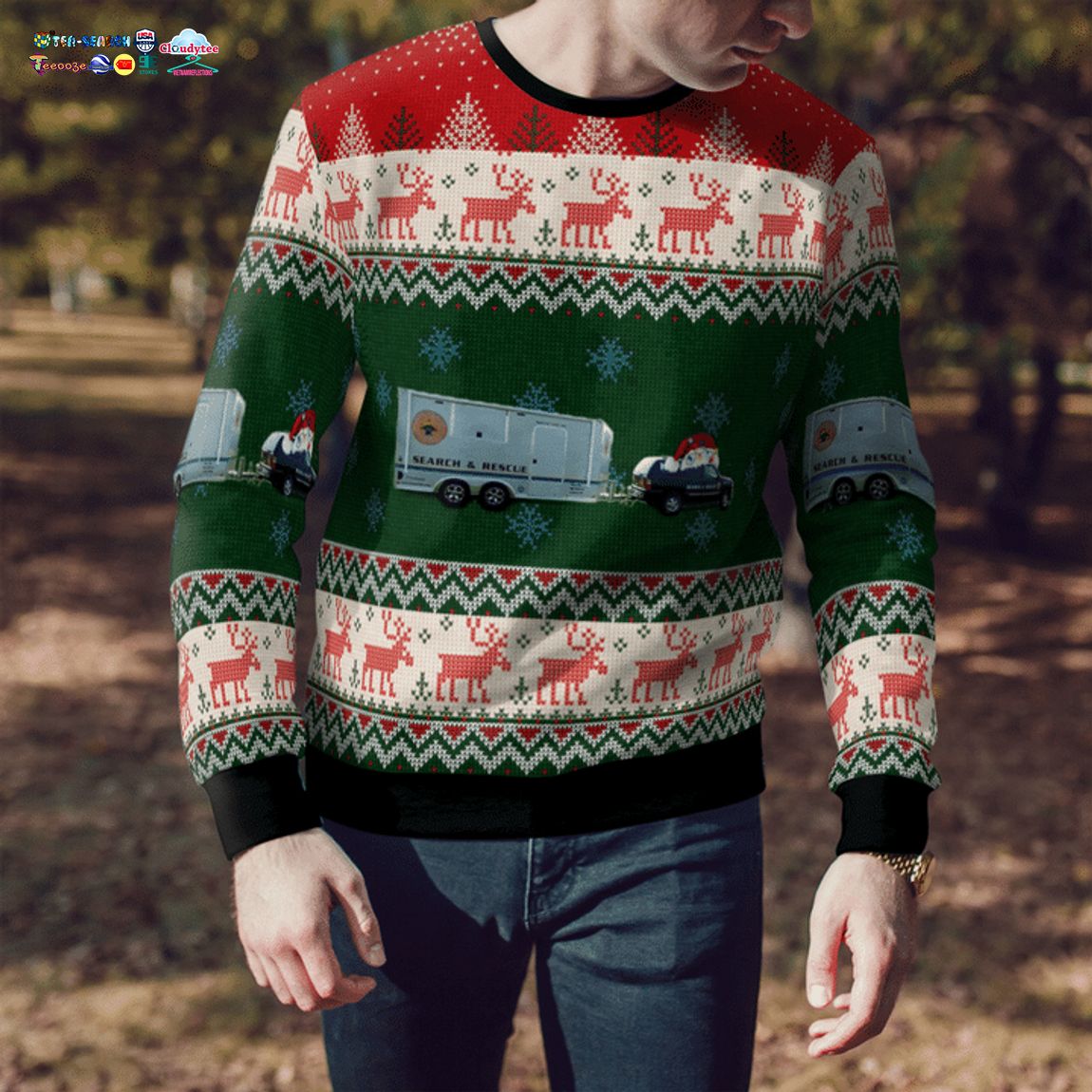 Pennsylvania Special Unit 66 Search & Rescue 3D Christmas Sweater - Saleoff