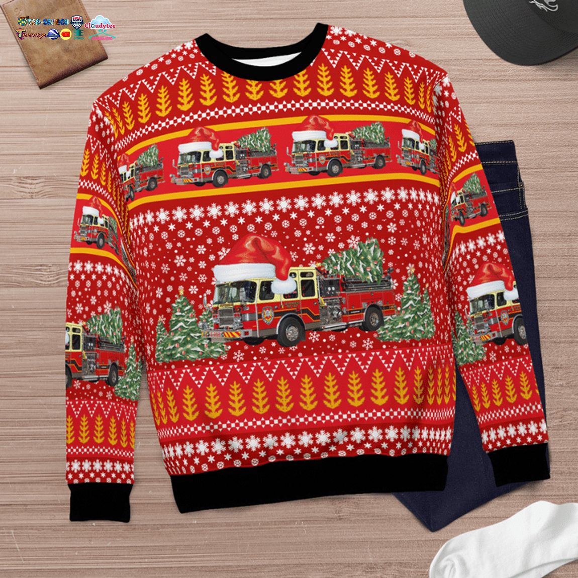 Pennsylvania Vigilant Hose Company 1 Ver 2 3D Christmas Sweater