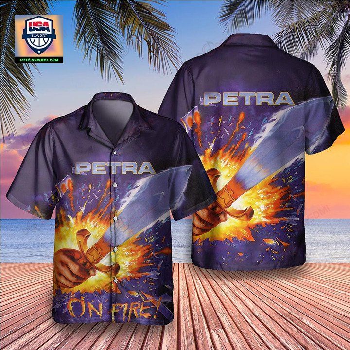 Petra Band On Fire! Album Cover Hawaiian Shirt – Usalast