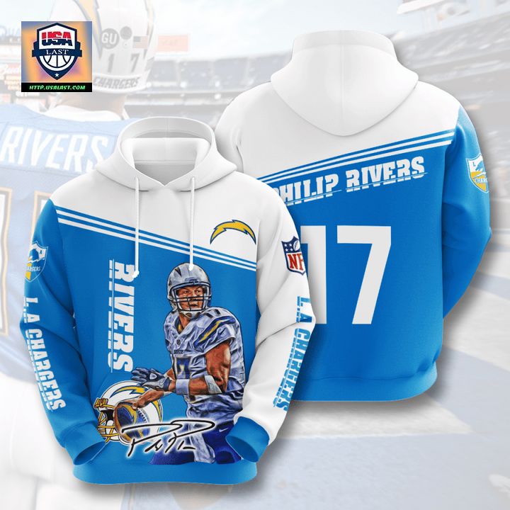 Philip Rivers Los Angeles Chargers 3D Hoodie – Usalast