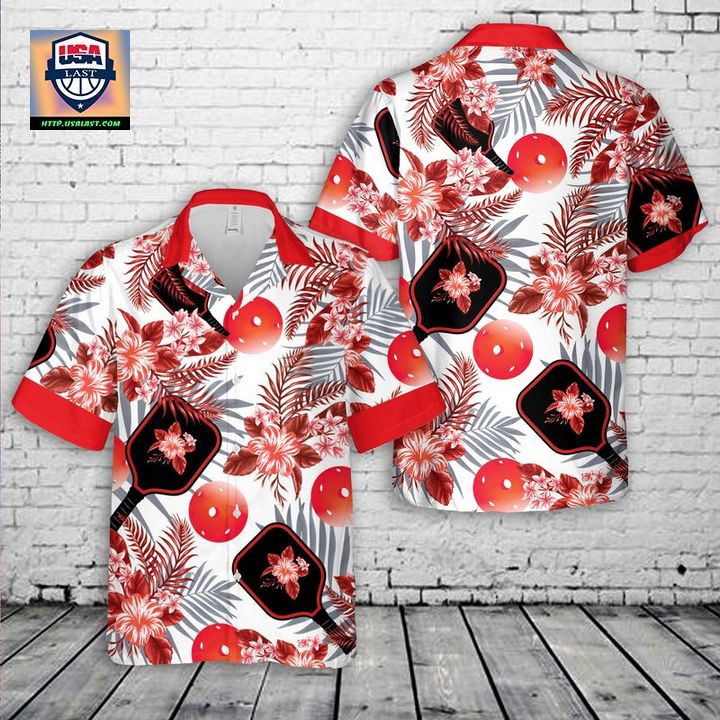 Pickleball Red Hawaiian Shirt - My words are less to describe this picture.