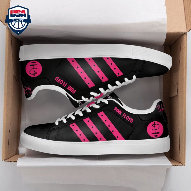 Pink Floyd Pink Stripes Style 2 Stan Smith Low Top Shoes - Elegant picture.