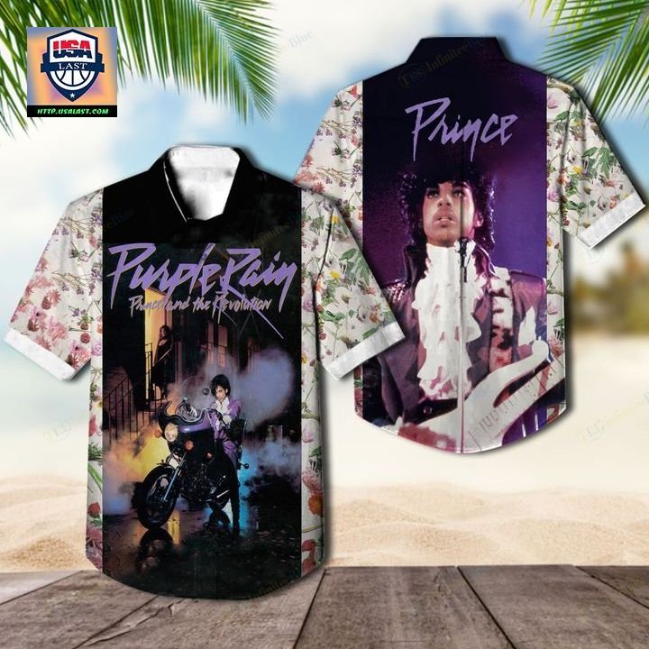 Prince Purple Rain Album Hawaiian Shirt - She has grown up know