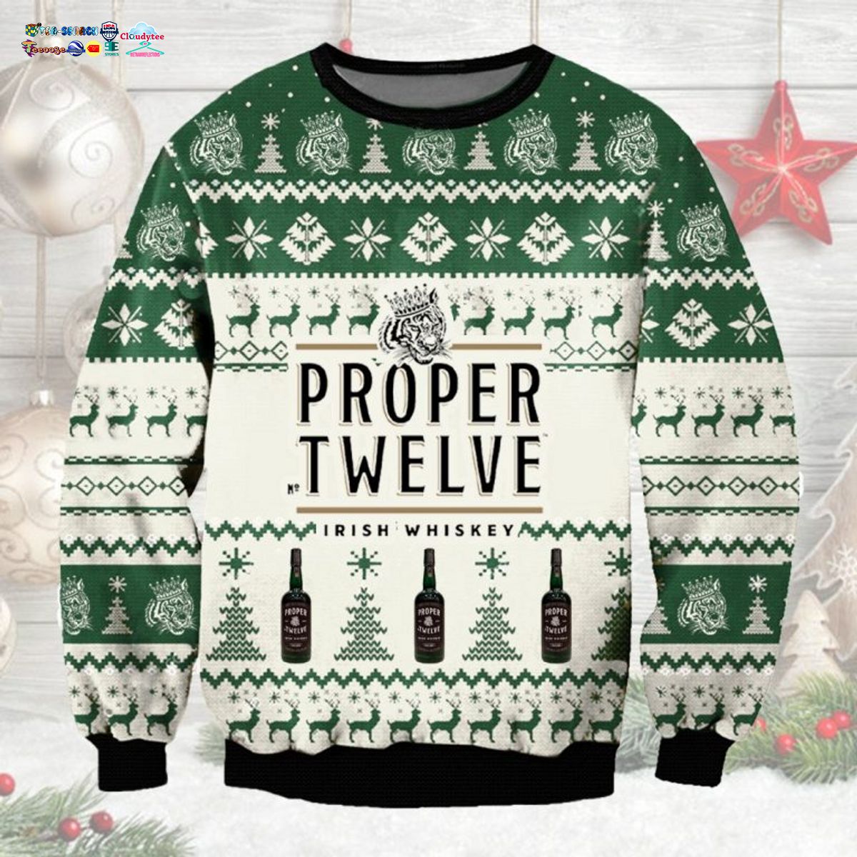 Proper Twelve Ugly Christmas Sweater - Damn good
