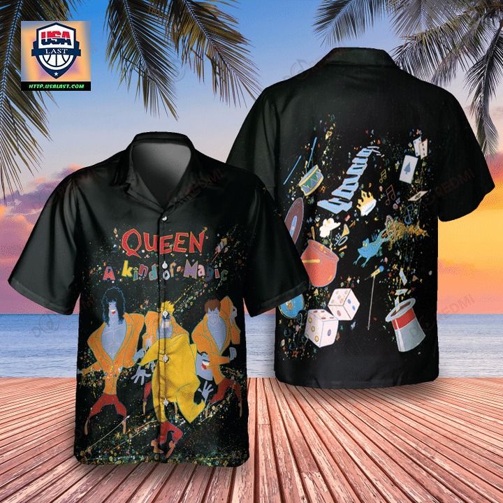 Queen A Kind Of Magic 1986 Unisex Hawaiian Shirt - This place looks exotic.