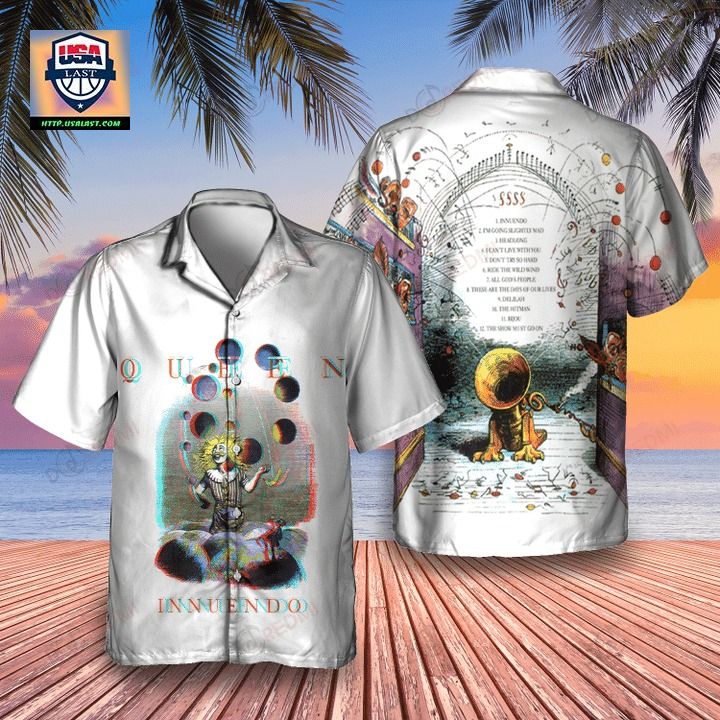 Queen Innuendo 1991 Aloha Hawaiian Shirt – Usalast