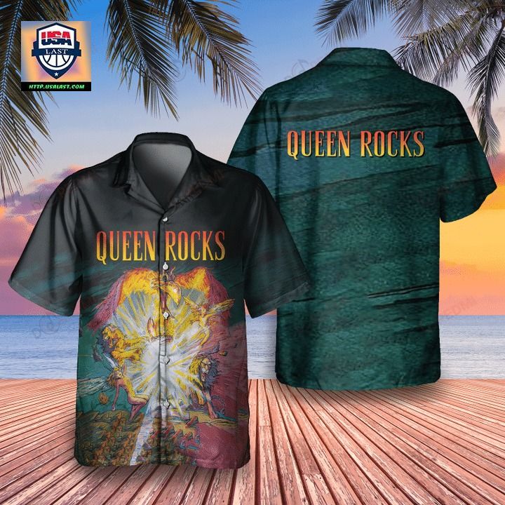 Queen Rocks 1997 Aloha Hawaiian Shirt – Usalast