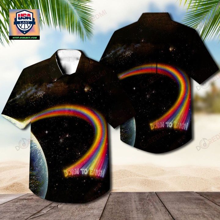 Rainbow Rock Band Down to Earth Hawaiian Shirt - Is this your new friend?