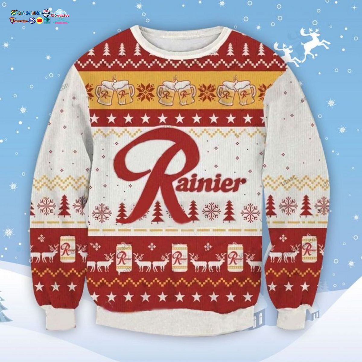Rainier Ver 2 Ugly Christmas Sweater