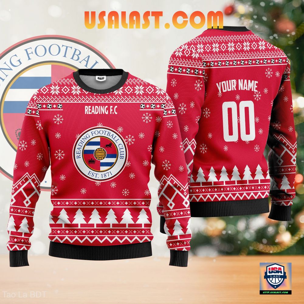 Reading F.C. Personalized Ugly Sweater Red Version – Usalast