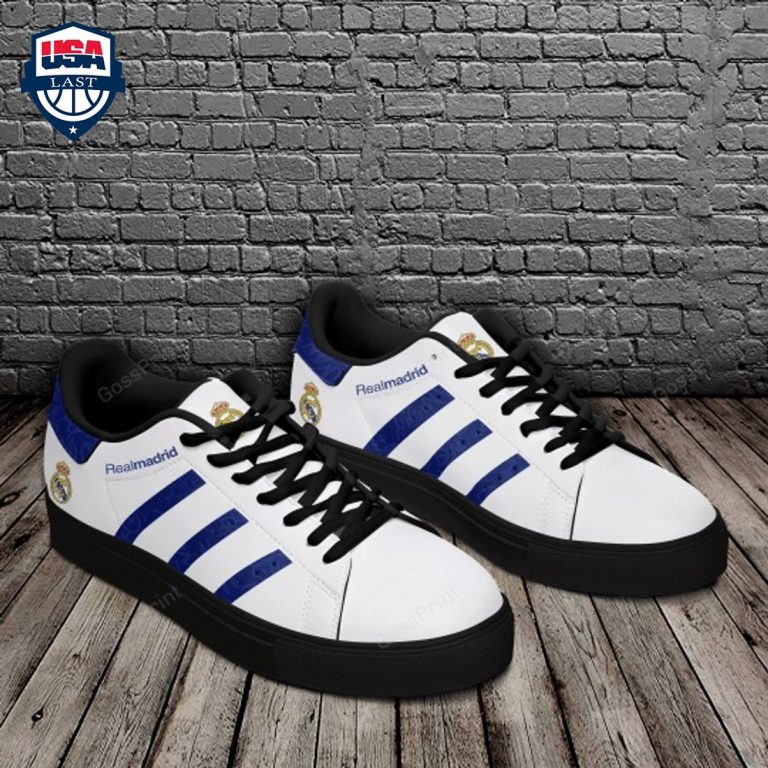 Real Madrid Navy Stripes Stan Smith Low Top Shoes - You look fresh in nature