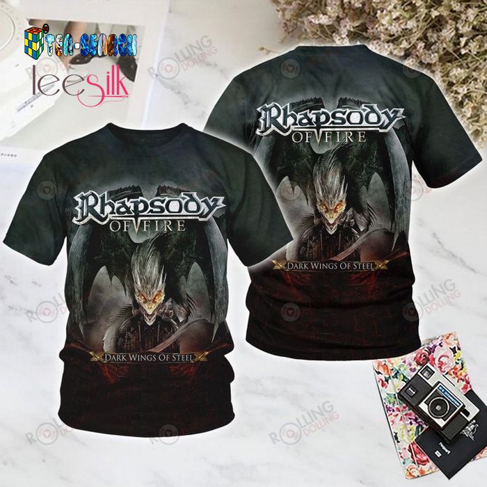 Rhapsody of Fire Dark Wings of Steel 3D Shirt – Usalast