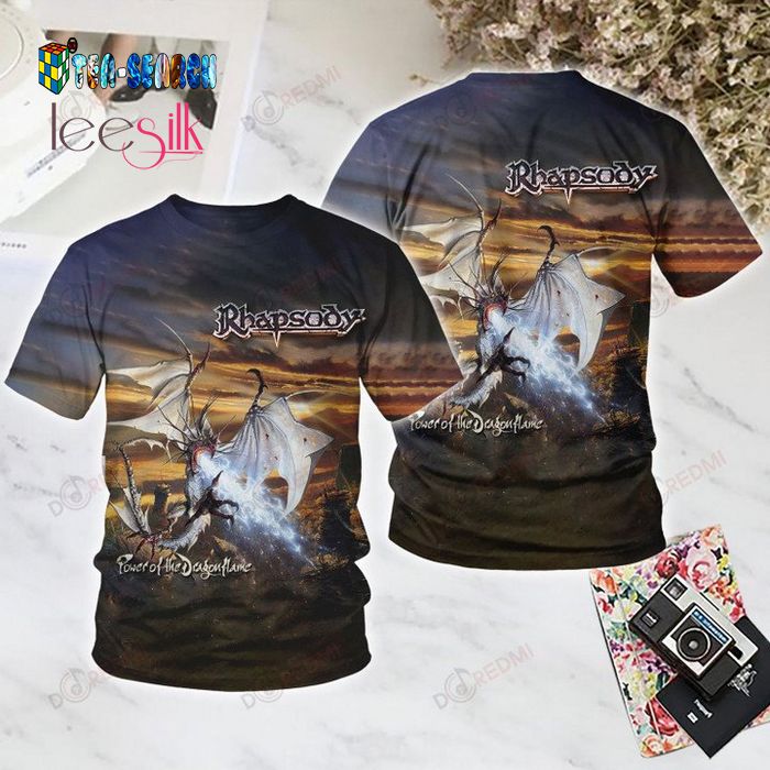 Rhapsody of Fire Power of the Dragonflame 3D Shirt – Usalast