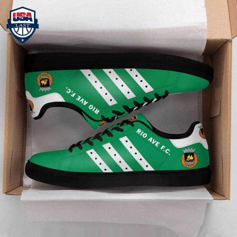Rio Ave FC White Stripes Style 1 Stan Smith Low Top Shoes - Stand easy bro