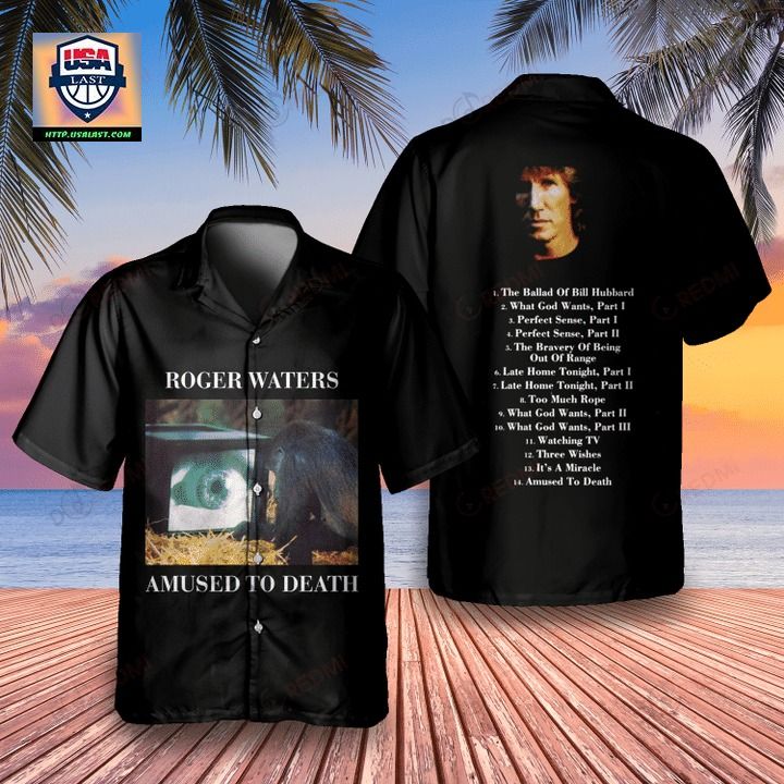 Roger Waters Amused to Death 1992 Album Hawaiian Shirt - Selfie expert