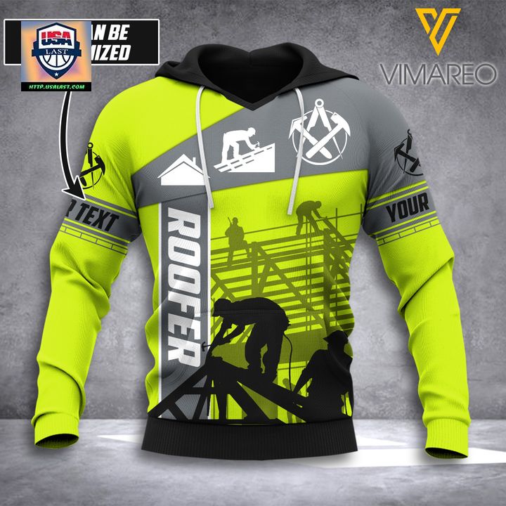 Roofer Custom Name 3D All Over Print Hoodie - Nice Pic