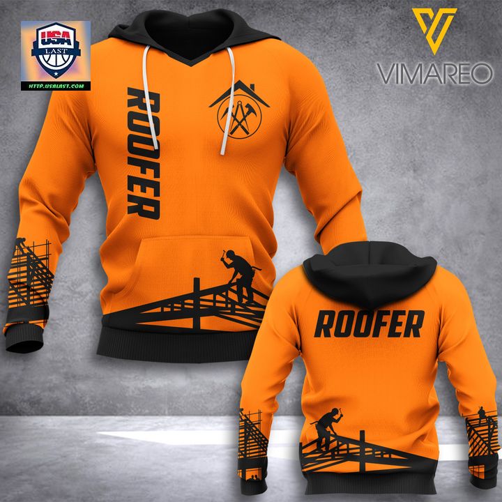 Roofer United Kingdom All Over Print Hoodie - Speechless
