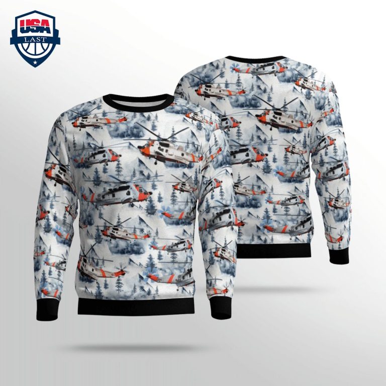 Royal Norwegian Air Force Sea King 3D Christmas Sweater - Good look mam