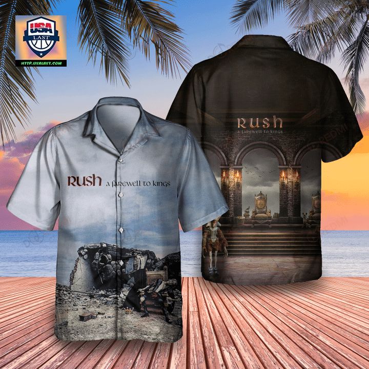 Rush A Farewell to Kings 1977 Album Hawaiian Shirt – Usalast