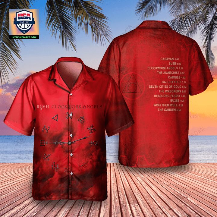 Rush Clockwork Angels 2012 Album Hawaiian Shirt – Usalast