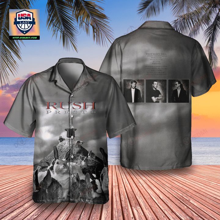 Rush Presto 1989 Album Hawaiian Shirt – Usalast