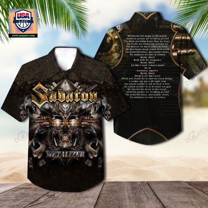 Sabaton Metalizer Album Hawaiian Shirt - Cutting dash