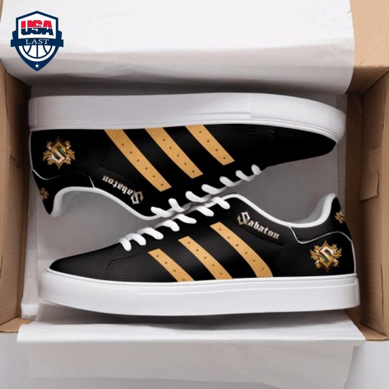Sabaton Yellow Stripes Stan Smith Low Top Shoes - You tried editing this time?