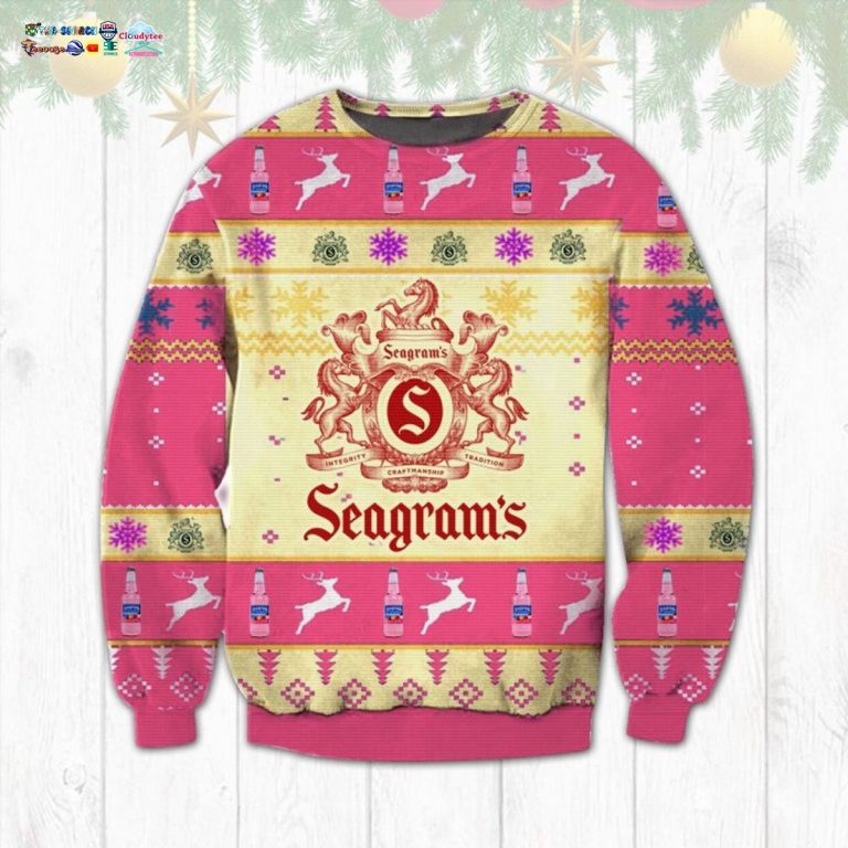 Seagram's Ugly Christmas Sweater - Oh my God you have put on so much!