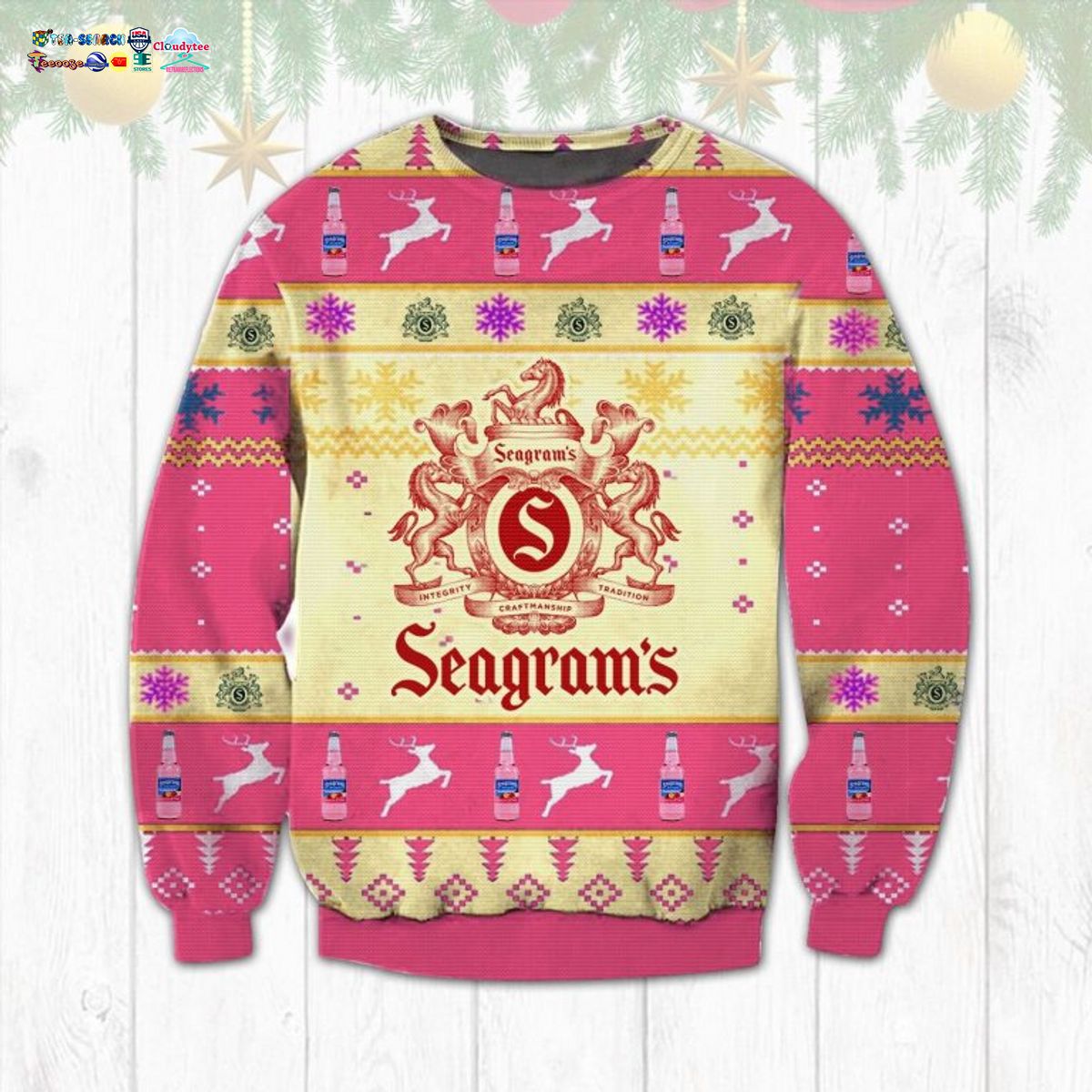 Seagram’s Ugly Christmas Sweater