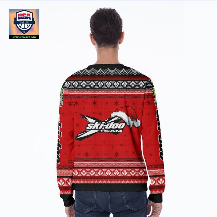 Ski-doo Team Red 3D Ugly Christmas Sweater - Hey! You look amazing dear