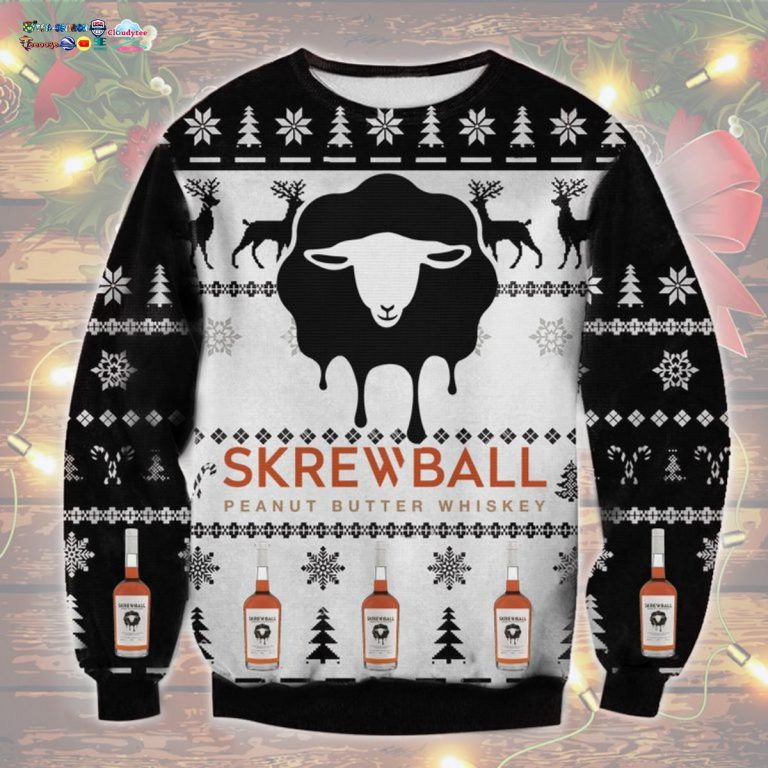 Skrewball Ugly Christmas Sweater - Such a charming picture.