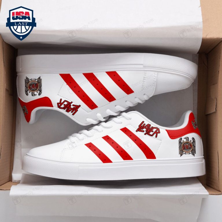 Slayer Red Style 2 Stan Smith Low Top Shoes - Long time