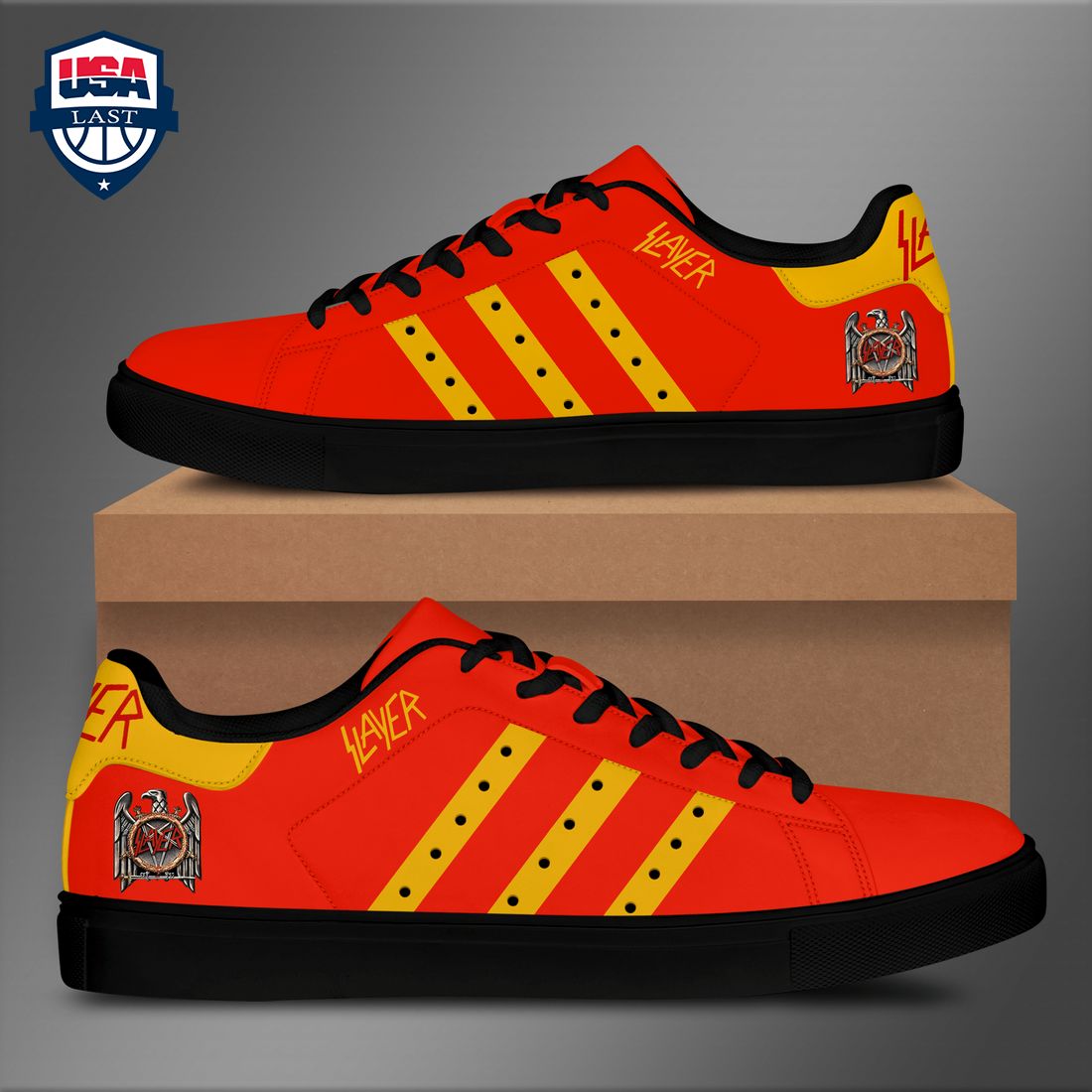 Slayer Yellow Style 1 Stan Smith Low Top Shoes – Saleoff