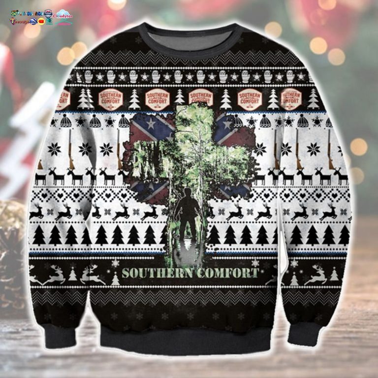 Southern Comfort Ugly Christmas Sweater - Damn good