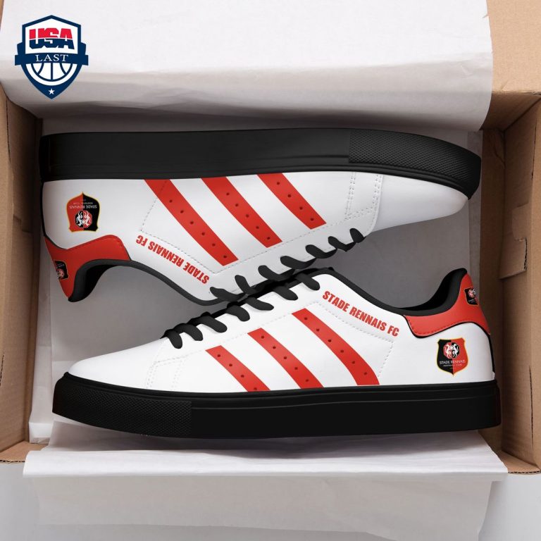 Stade Rennais FC Red Stripes Stan Smith Low Top Shoes - Cool look bro