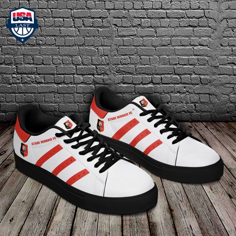Stade Rennais FC Red Stripes Stan Smith Low Top Shoes - Cool look bro