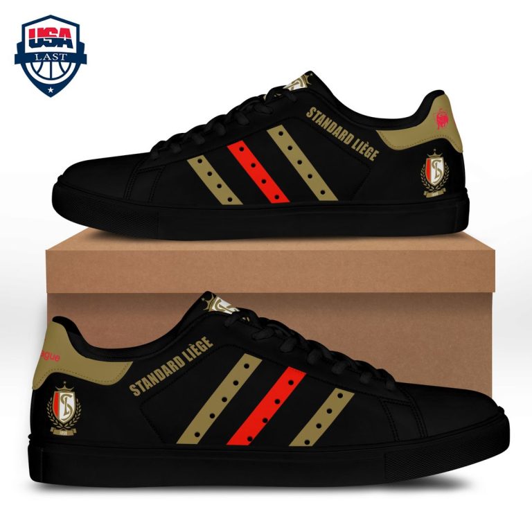 Standard Liege Brown Red Stripes Stan Smith Low Top Shoes - Awesome Pic guys