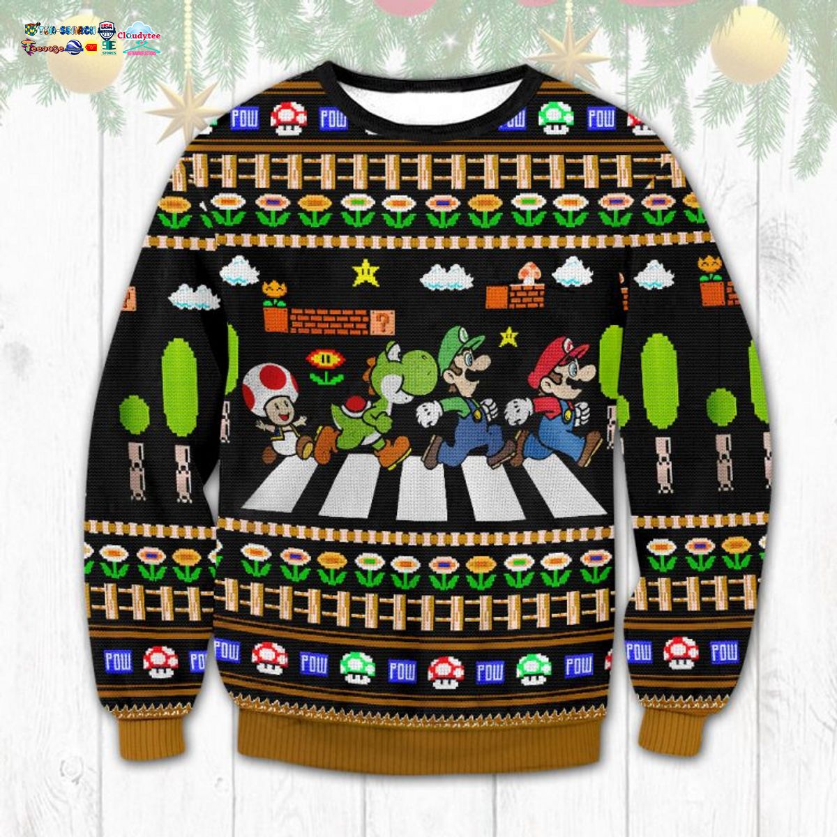 Super Mario Ugly Christmas Sweater - It is too funny