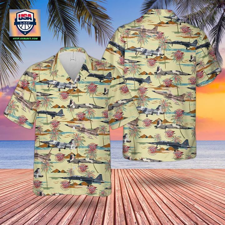 TacAir Advanced F-5 3D Hawaiian Shirt - This place looks exotic.