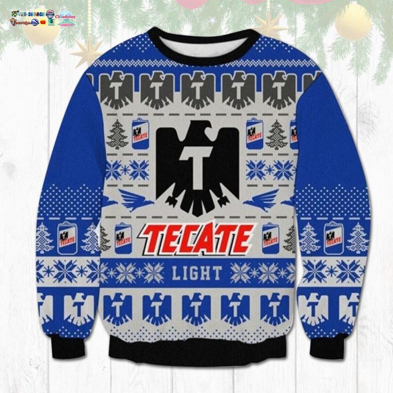 Tecate Light Ugly Christmas Sweater - Elegant and sober Pic