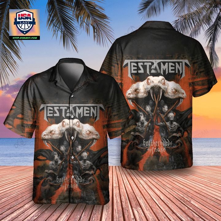 Testament Brotherhood of the Snake 2016 Unisex Hawaiian Shirt – Usalast