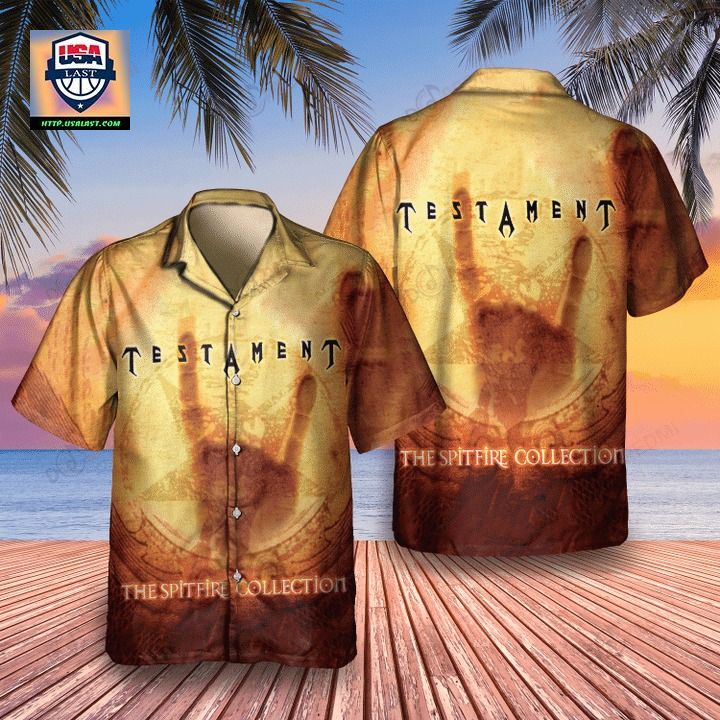 Testament The Spitfire Collection 2007 Unisex Hawaiian Shirt - Long time