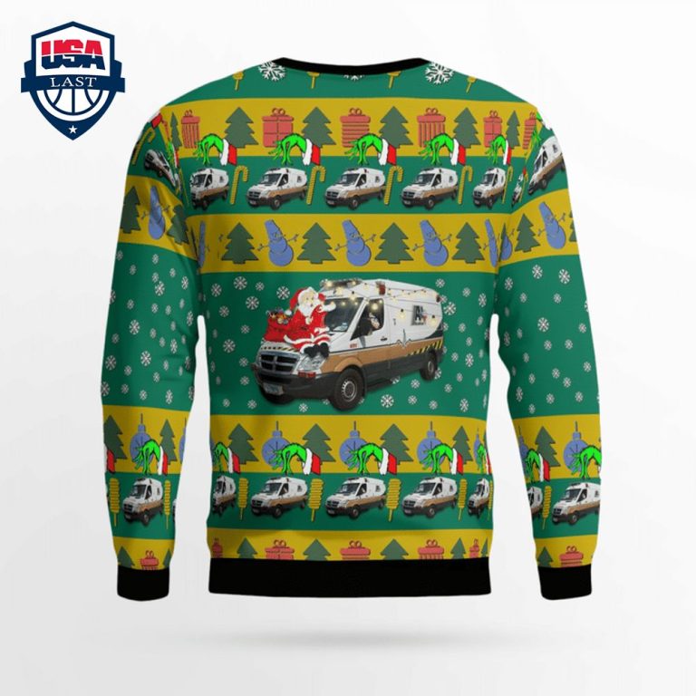 Texas Acadian Ambulance Ver 1 3D Christmas Sweater - Ah! It is marvellous