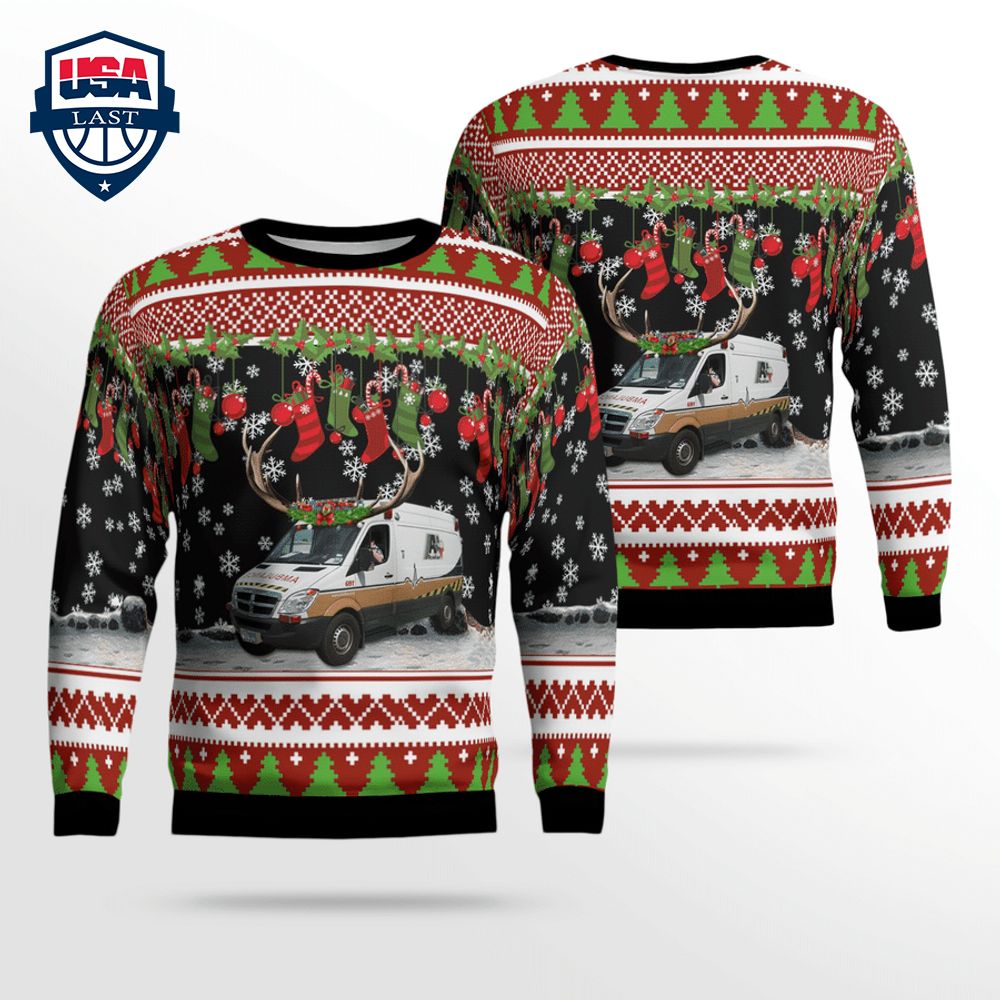 Texas Acadian Ambulance Ver 2 3D Christmas Sweater – Saleoff