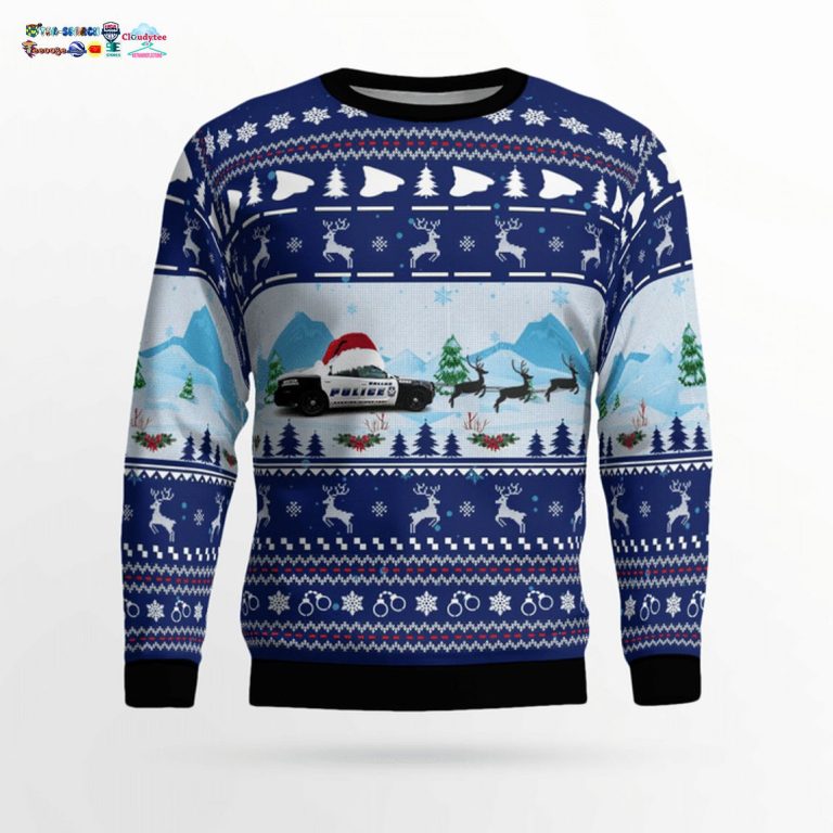 Texas Dallas Police Department 3D Christmas Sweater - Super sober