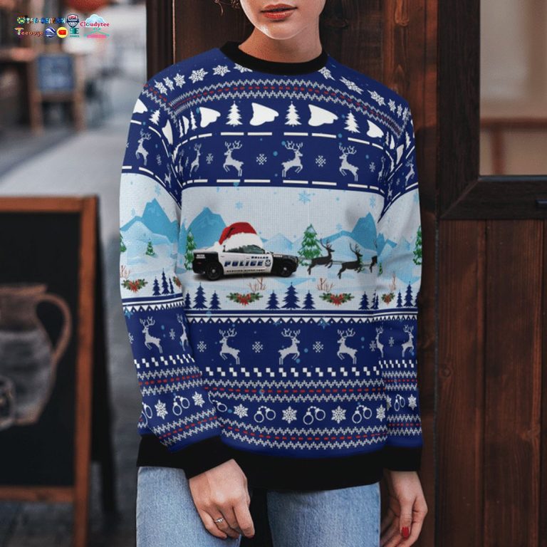 Texas Dallas Police Department 3D Christmas Sweater - Good look mam